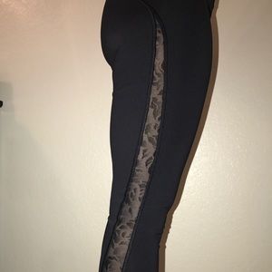 Lululemon Wunder Under Mesh Velvet Pant